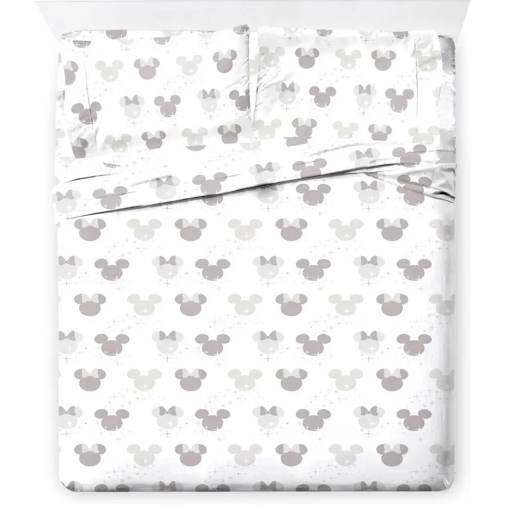 NEW Disney Mickey & Minnie Mouse  7 Pc Full Bedding Set  Franco